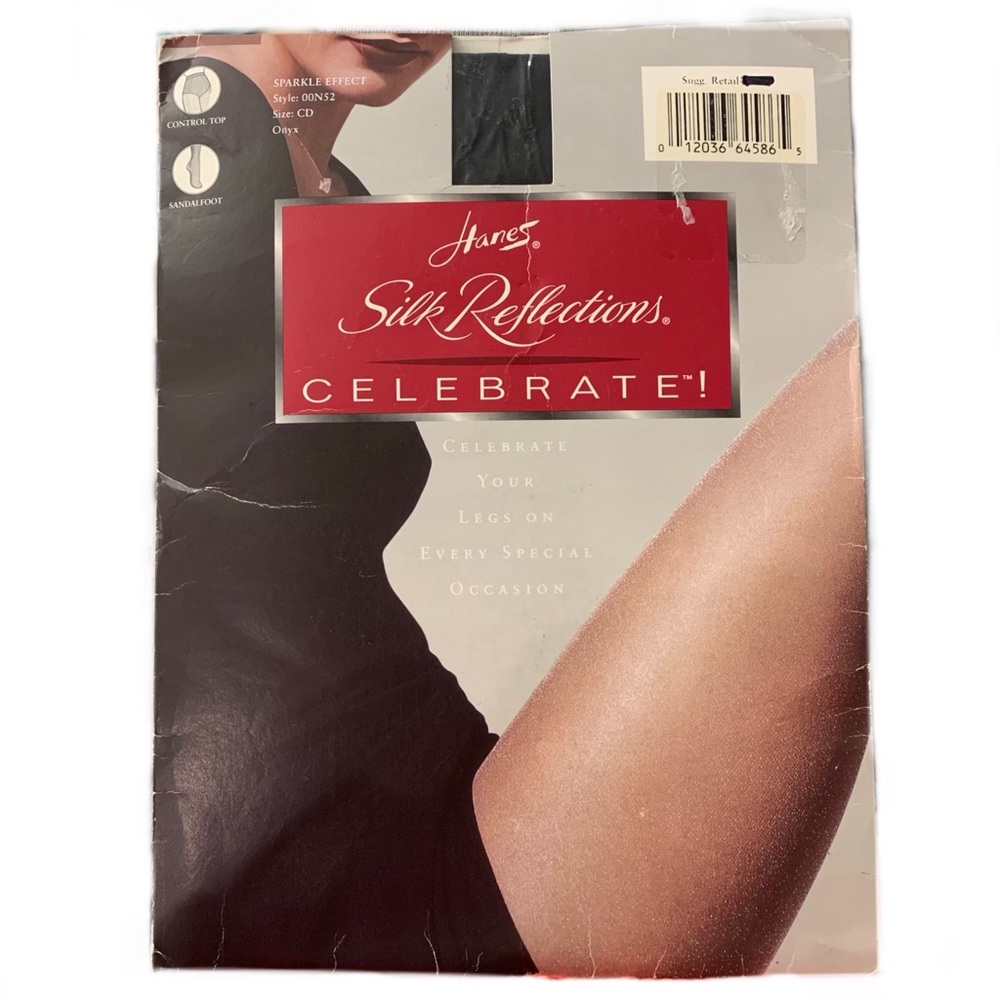 Hanes Silk Reflections Celebrate Onyx Pantyhose CD